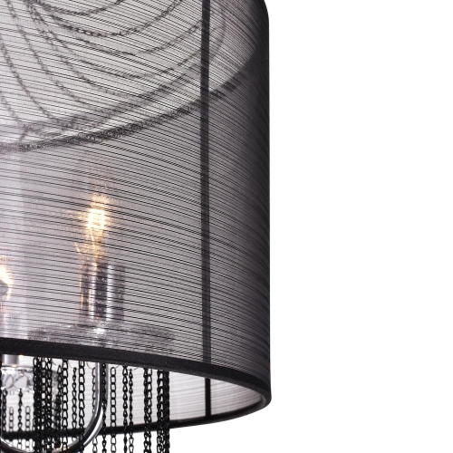 Amelia 6 Light Drum Shade Chandelier With Chrome Finish