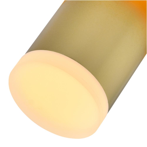 Lena LED Integrated Mini Pendant With Satin Gold Finish