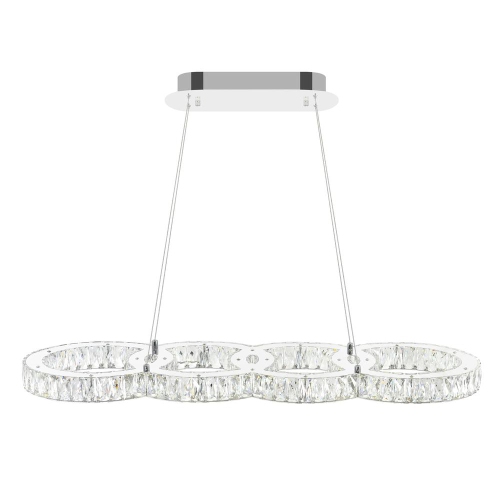 Milan LED Chandelier With Chrome Finish