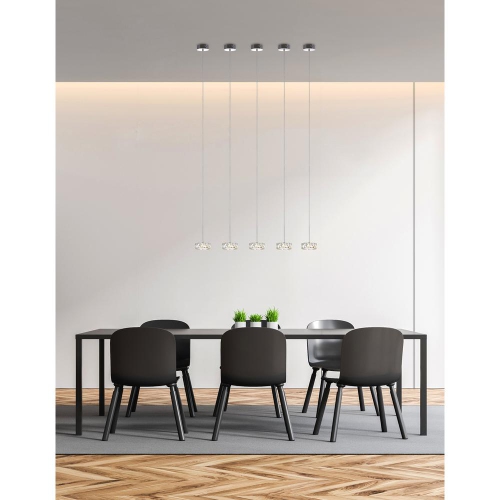 Milan LED Mini Pendant With Chrome Finish