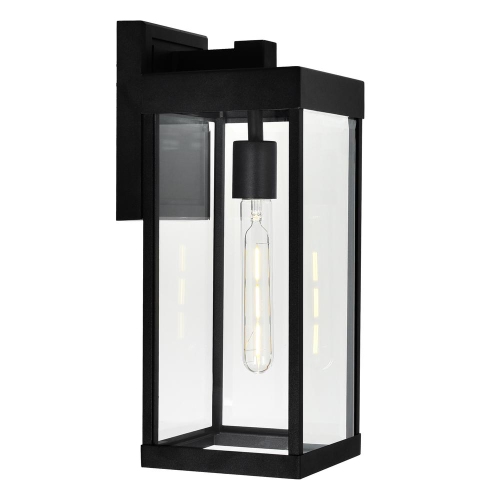CWI LIGHTING CANADA  Windsor 1 Light Outdoor Wall Light In Black