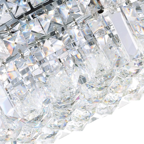 Colosseum 8 Light Flush Mount With Chrome Finish