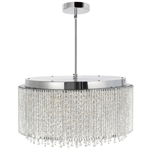 CWI LIGHTING CANADA  Claire 12 Light Drum Shade Chandelier With Chrome Finish
