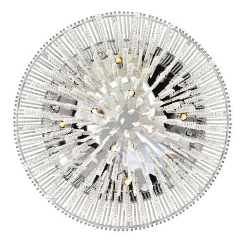 Claire 12 Light Drum Shade Chandelier With Chrome Finish