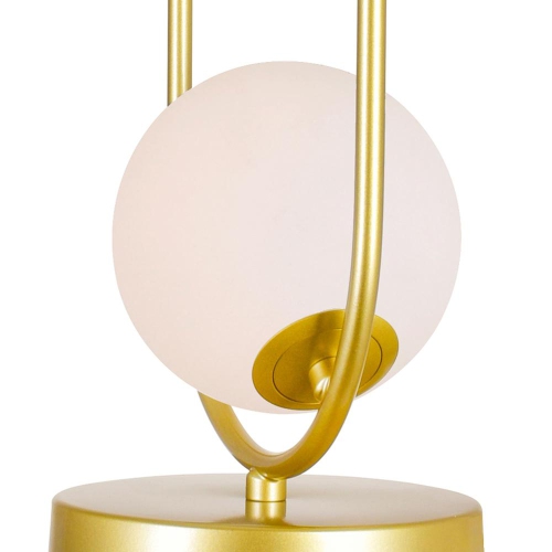Celeste 2 Light Lamp With Medallion Gold Finish