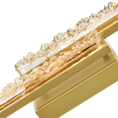 Stagger Integrated LED Brass Vanity Light