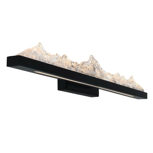 Himalayas Integrated LED Black Vanity Light