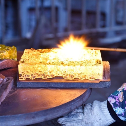 Lava Integrated LED Brass Wall Light