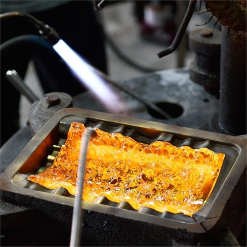 Lava Integrated LED Brass Wall Light