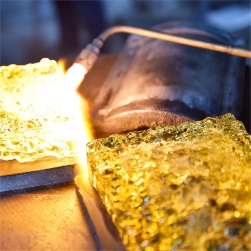 Lava Integrated LED Brass Wall Light