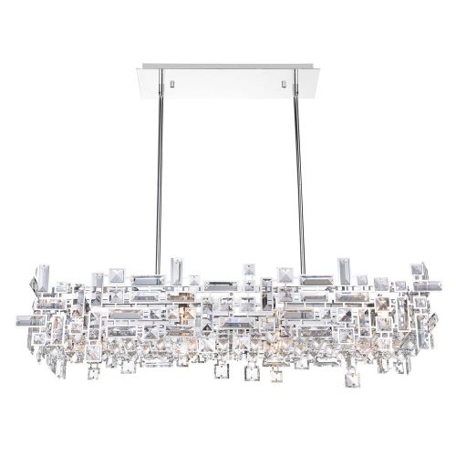 Arley 12 Light Island Chandelier With Chrome Finish