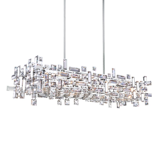 Arley 12 Light Island Chandelier With Chrome Finish