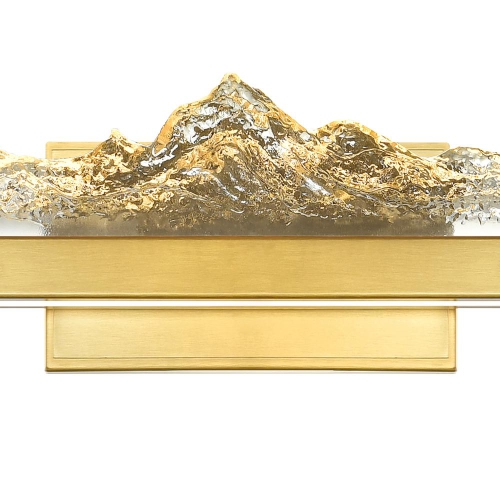 Himalayas Integrated LED Brass Vanity Light