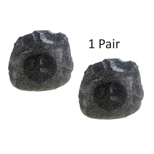 Haut-parleurs d'extérieur en roche de 8&nbsp;po résistant aux intempéries QRS8 d'OMAGE