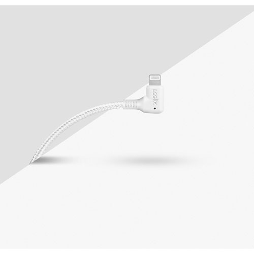 LOGiiX Piston Connect XL 90 3m(9.8 ft.) USB-A to Lightning Cable - White