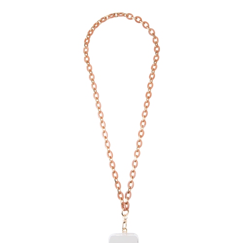 Artikl Acrylic Chain Crossbody Phone Strap - Pink & Gold