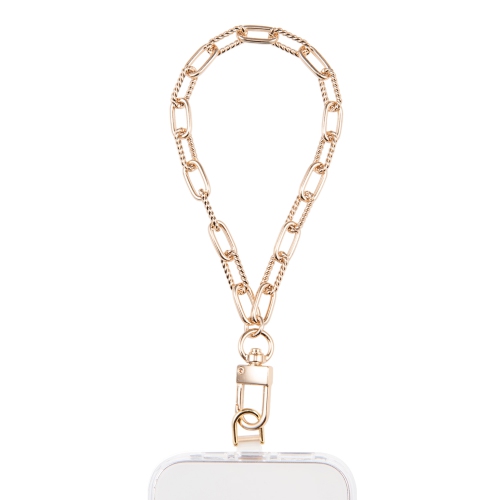 Artikl Paper Clip Chain Wristlet Phone Strap - Gold