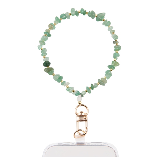 ARTIKL  Gemstone Beads Wristlet Phone Strap - In Green