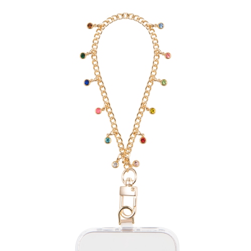 Artikl Stone Charm Wristlet Phone Strap - Gold