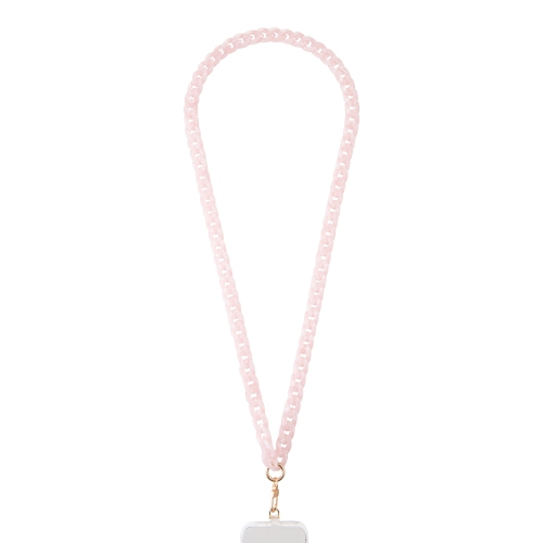 Artikl Acrylic Chain Crossbody Phone Strap - Pink Tortoise