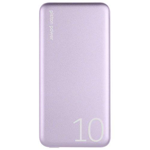 LOGiiX Piston Power 10000 mAh USB-C Power Bank - Lavender