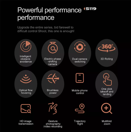 Quadricoptère téléguidé pliable Maxxus avec Wi-Fi 5G, caméra HD 4K, angle réglable et GPS FPVCompact et portatif avec bras pliable, le rendant facile