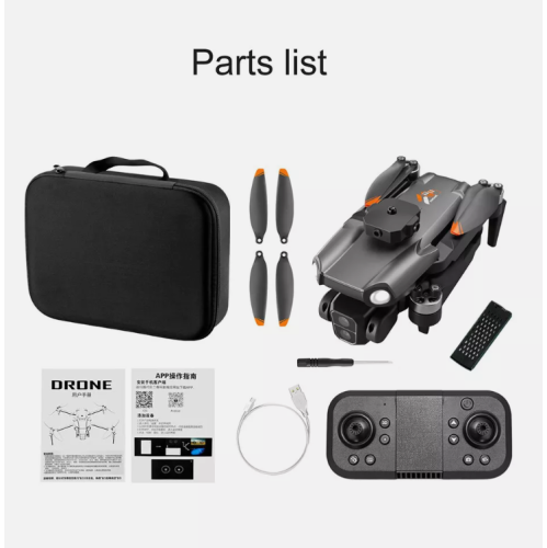 Quadricoptère téléguidé pliable Maxxus avec Wi-Fi 5G, caméra HD 4K, angle réglable et GPS FPVCompact et portatif avec bras pliable, le rendant facile