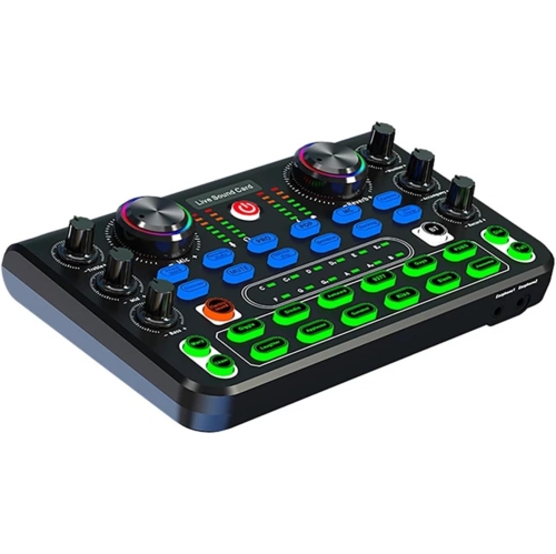 DJ Audio Mixer X60 Sound Card English Version Professional Sound Cards Audio Mixer For Broadcast KTV Singing Live Sound Mixers