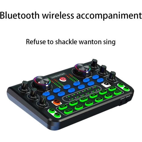 DJ Audio Mixer X60 Sound Card English Version Professional Sound Cards Audio Mixer For Broadcast KTV Singing Live Sound Mixers