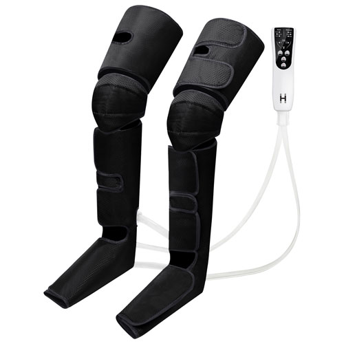 Appareil de massage à compression d'air pour les jambes de HoMedics - Noir
