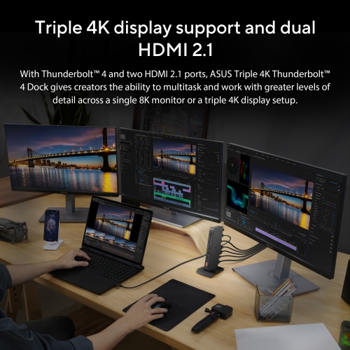 ASUS Triple 4K Thunderbolt 4 Dock DC500