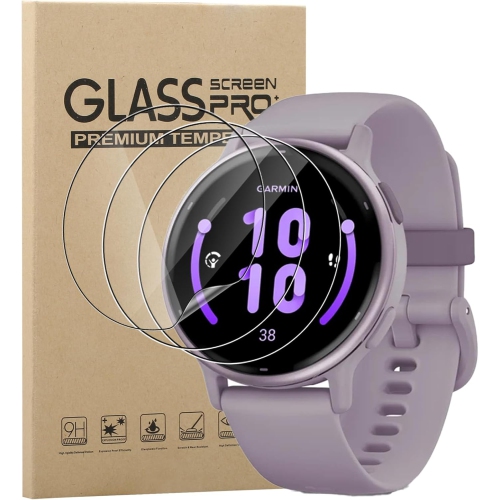 Protection Écran En Verre Trempé Brotect Pour Garmin Forerunner 30 - Anti-Rayures 9H, Anti-Empreintes, Transparent