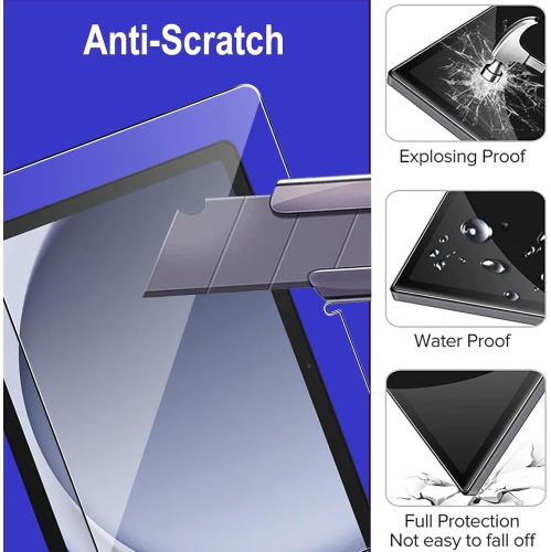 Tempered Glass Screen Protector for Samsung Galaxy Tab A9+/Galaxy Tab A9 Plus 11inch 2023, 2 Pack 9H Hardness