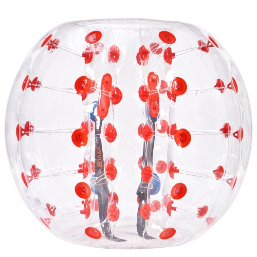 Image 1 de 9.. Paquet de 1 balles gonflables VEVOR, 4 pi/1,2&nbsp;M Body Sumo Zorb Balles pour adolescents et adultes, 0,8&nbsp;mm Hamster humain en PVC épais pour