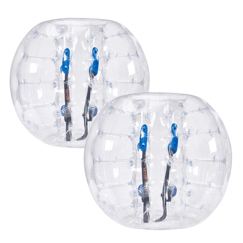 VEVOR 2-Pack Inflatable Bumper Balls , 4FT/1.2M Body Sumo Zorb Balls for Teen & Adult, 0.8mm Thick PVC Human Hamster Bubble Balls for Outdoor Team