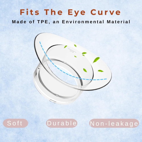 Nano Eye Mist Sprayer & Eye Wash Kit,Portable Eye Mister for Eyelid Relief Dry Eyes,Rechargeable Eye Steamer for Home Office Travel,Eye Drops Tool