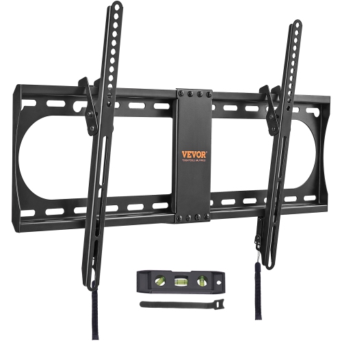 VEVOR  Universal Tv Wall Mount, Low Profile Tv Mount Fits for Most 37-70 Inch Tvs, Tilt Wall Mount Tv Brackets, Max Vesa 600X400Mm, Holds Up to 132