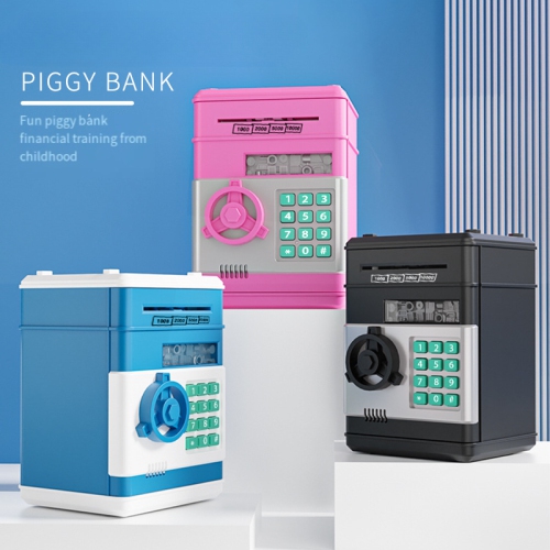 Electronic ATM Piggy Bank, Automatic Rolling Money Box, Birthday Holiday Gift for Boys and Girls