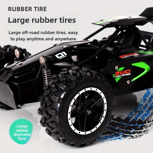 Remote Control Off-Road Car, Entry-Level High-Speed Car, Rechargeable RC Remote Control Toy Car, Gift for Boys and Girls
