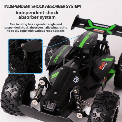 Remote Control Off-Road Car, Entry-Level High-Speed Car, Rechargeable RC Remote Control Toy Car, Gift for Boys and Girls