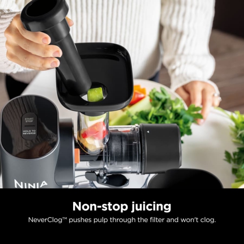 Refurbished - Ninja NEVERCLOG™ Cold Press Juicer JC155