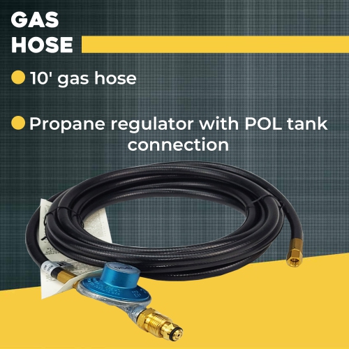 Martin GF35LP Construction Radiant Heater - 35,000 BTU Portable Infrared Panel Heater on Wheels, Propane Gas Powered; for Outdoor Use, Jobsite, Work