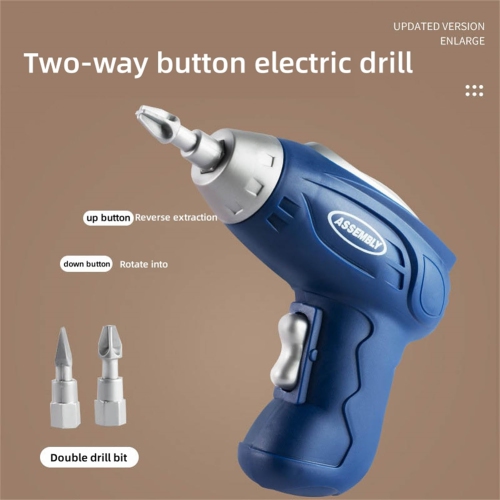 Design and Drill Toys, Construction Toys , Construction Sets with Drill Toy, Toolbox Setfor Creative Building and Repair