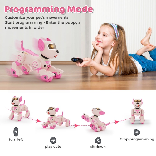 Robot Dog Toy for Kids, Voice & 2.4GHz Remote Control Robot Pet with Interactive Touch Sensors, Robotic Puppy Toy for Kids Boys & Girls