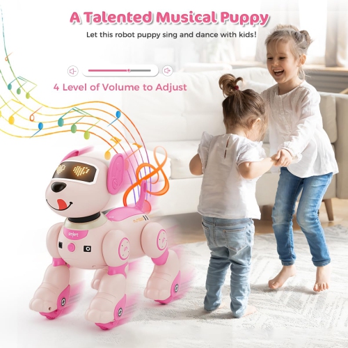 Robot Dog Toy for Kids, Voice & 2.4GHz Remote Control Robot Pet with Interactive Touch Sensors, Robotic Puppy Toy for Kids Boys & Girls