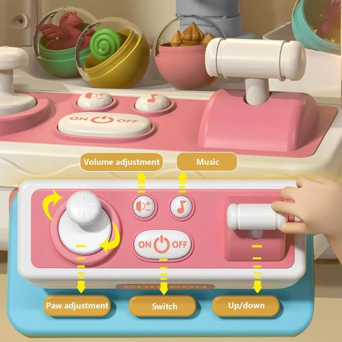 Claw Machine pour enfants, Mini Vending Machine Girl Toys 6-10, Machine à bonbons avec lumières Jeu d'arcade, Cadeaux pour adolescentes en vogue