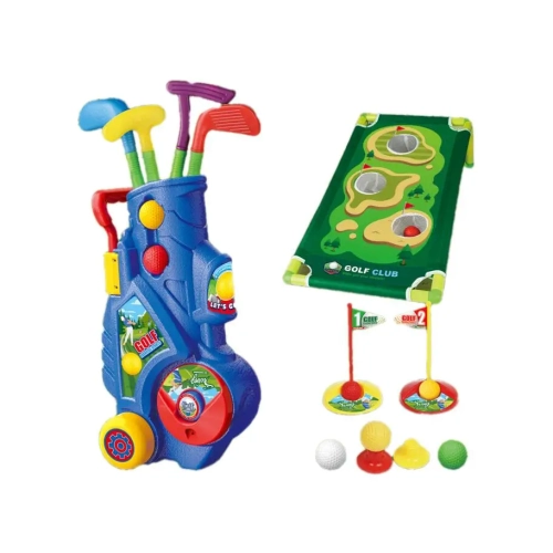 Golf Club Toys Set with Golf Board, Outdoor Sports Toys for Kids
