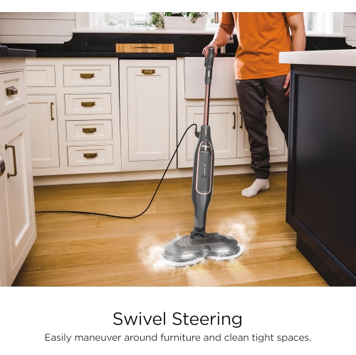 Certifié remis à neuf - Vadrouille à vapeur tout-en-un Shark S7201 avec technologie Steam Blaster, 3 modes de vapeur et phares LED