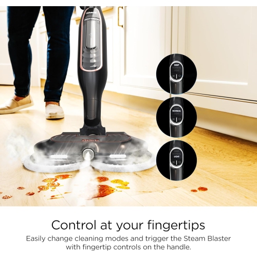 Certifié remis à neuf - Vadrouille à vapeur tout-en-un Shark S7201 avec technologie Steam Blaster, 3 modes de vapeur et phares LED