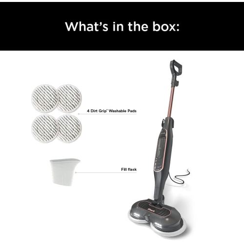 Certifié remis à neuf - Vadrouille à vapeur tout-en-un Shark S7201 avec technologie Steam Blaster, 3 modes de vapeur et phares LED